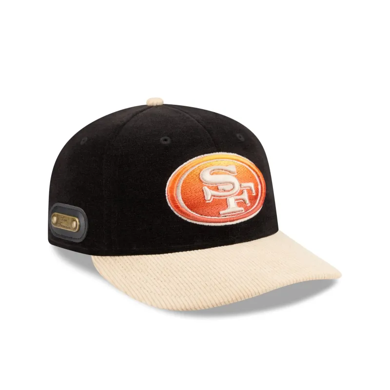 San Francisco 49ers Fall Velvet Low Profile 59FIFTY Fitted Hat made by New Era