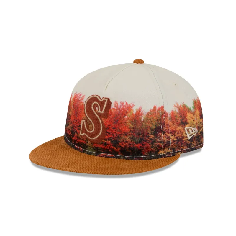 Seattle Mariners Fall Forest Retro Crown 9FIFTY Adjustable Hat sold by New Era
