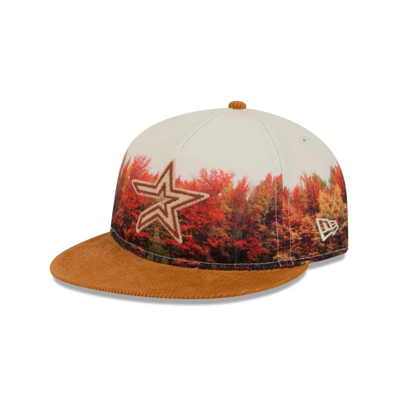 Houston Astros Fall Forest Retro Crown 9FIFTY Adjustable Hat sold by New Era