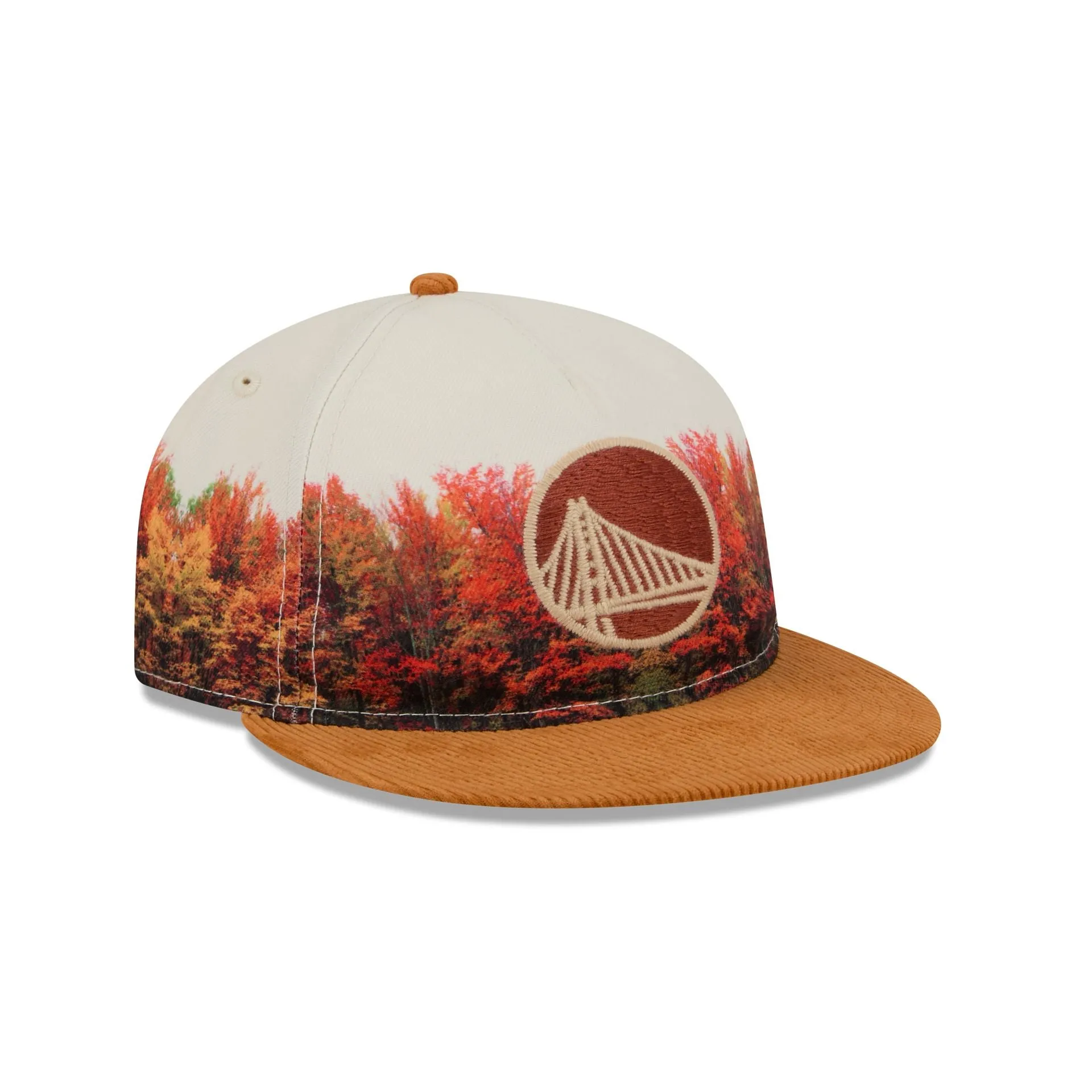 Golden State Warriors Fall Forest Retro Crown 9FIFTY Adjustable Hat sold by New Era product image thumbnail 3