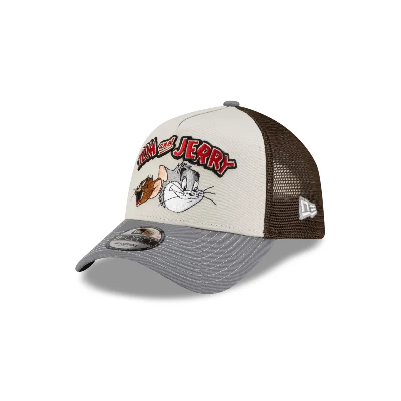 Tom and Jerry Chrome 9FORTY A-Frame Trucker sold by New Era