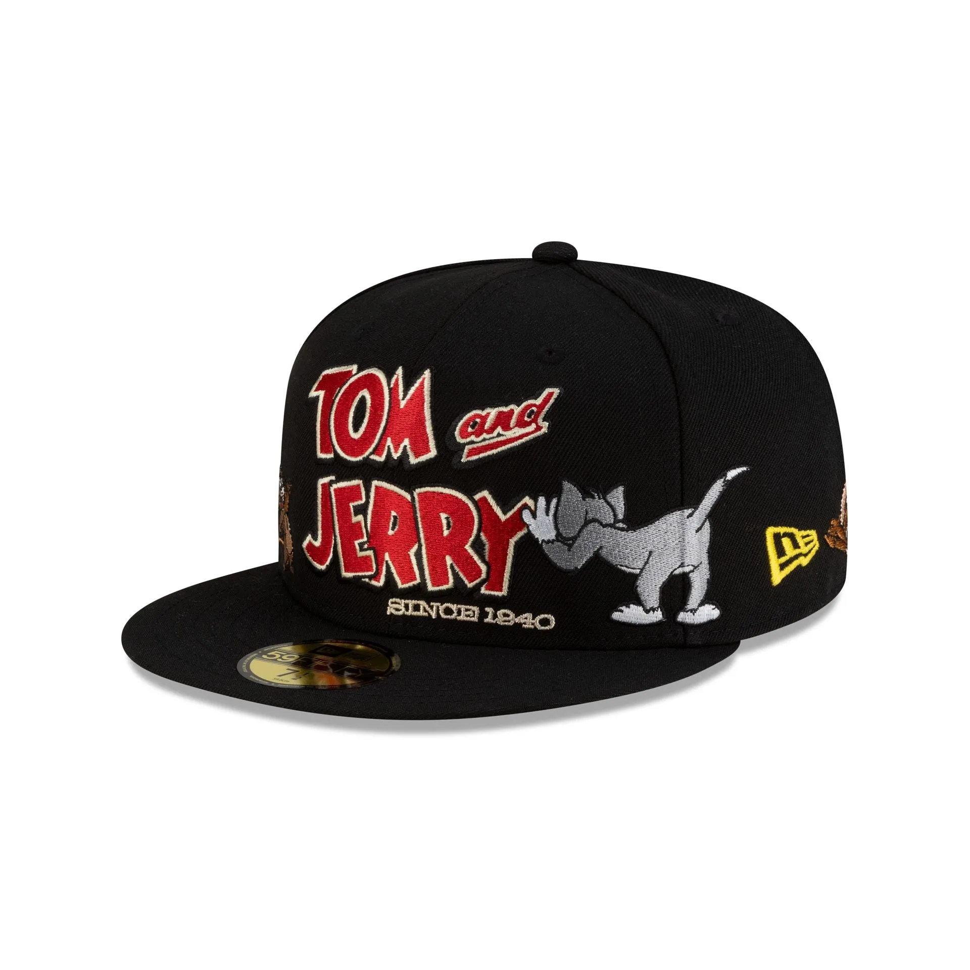 Tom and Jerry 85th Anniversary Black 59FIFTY Fitted Hat sold by New Era