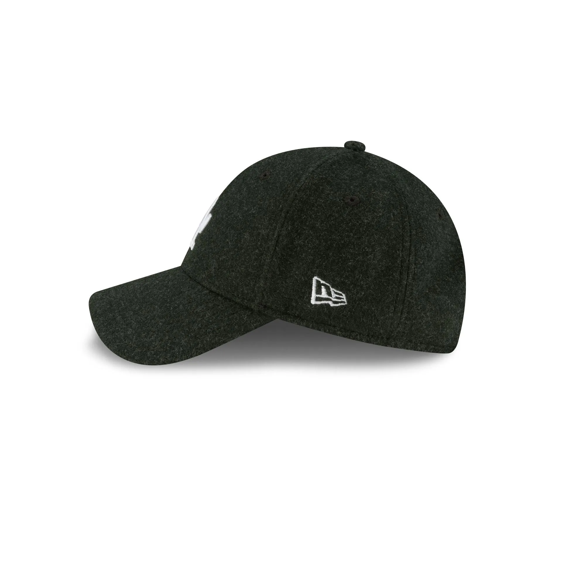 Los Angeles Dodgers Melton Wool Dark Green 9FORTY Snapback Hat sold by New Era product image thumbnail 4