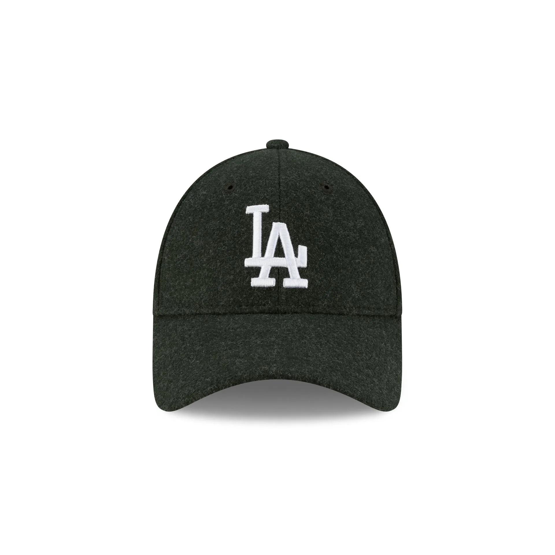 Los Angeles Dodgers Melton Wool Dark Green 9FORTY Snapback Hat sold by New Era product image thumbnail 2