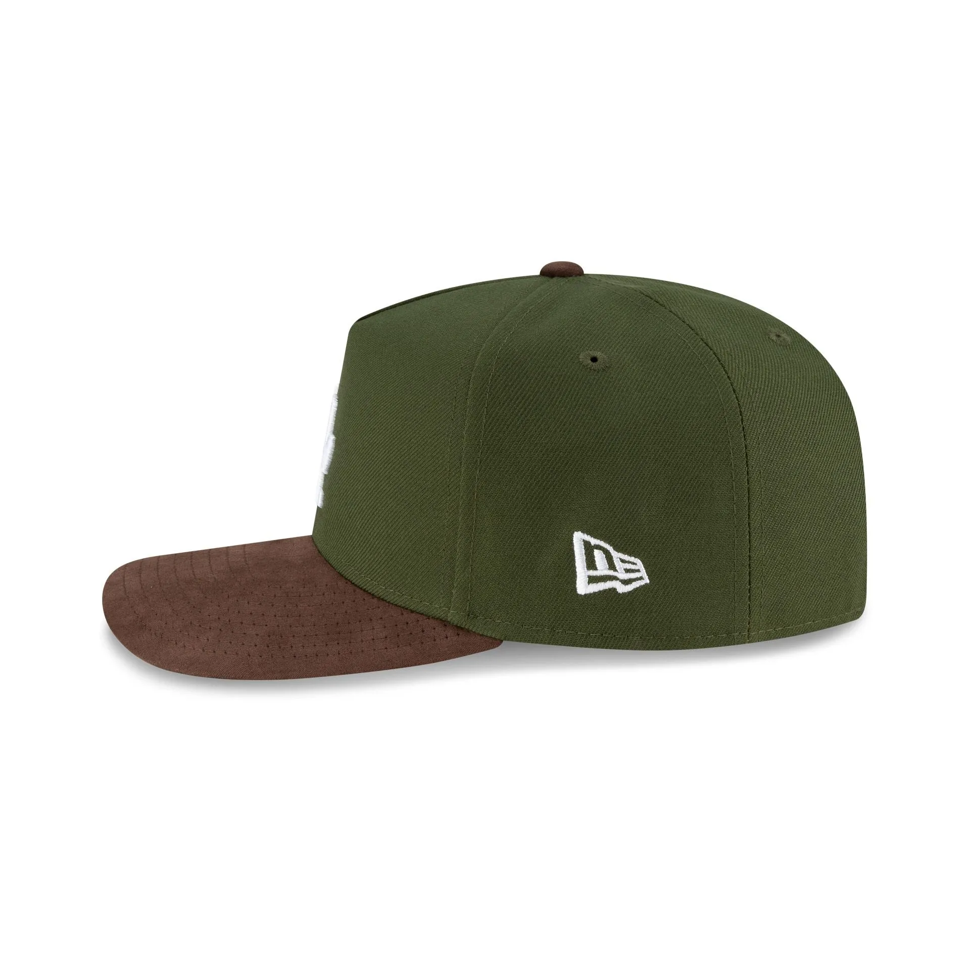 Los Angeles Dodgers Brown Suede Visor 9FORTY A-Frame Snapback Hat sold by New Era product image thumbnail 4