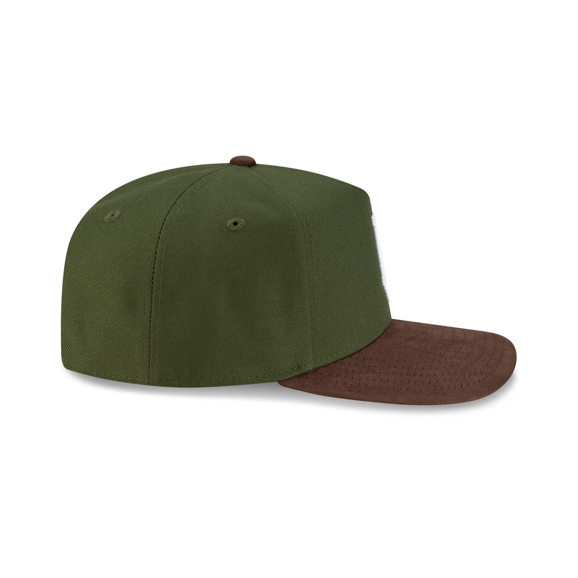 Los Angeles Dodgers Brown Suede Visor 9FORTY A-Frame Snapback Hat sold by New Era product image thumbnail 5