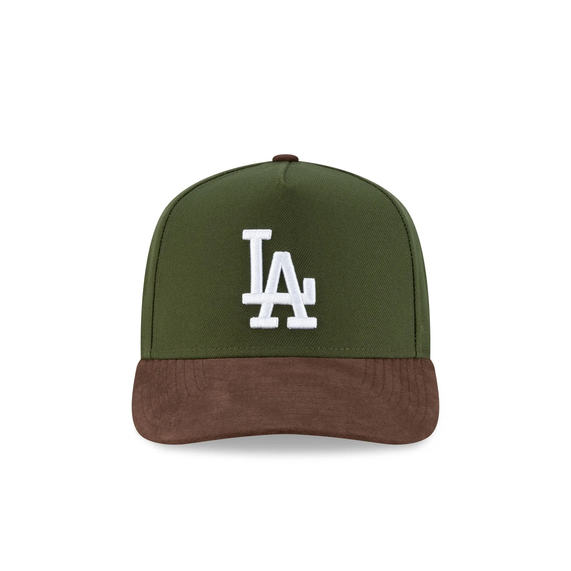 Los Angeles Dodgers Brown Suede Visor 9FORTY A-Frame Snapback Hat sold by New Era product image thumbnail 2