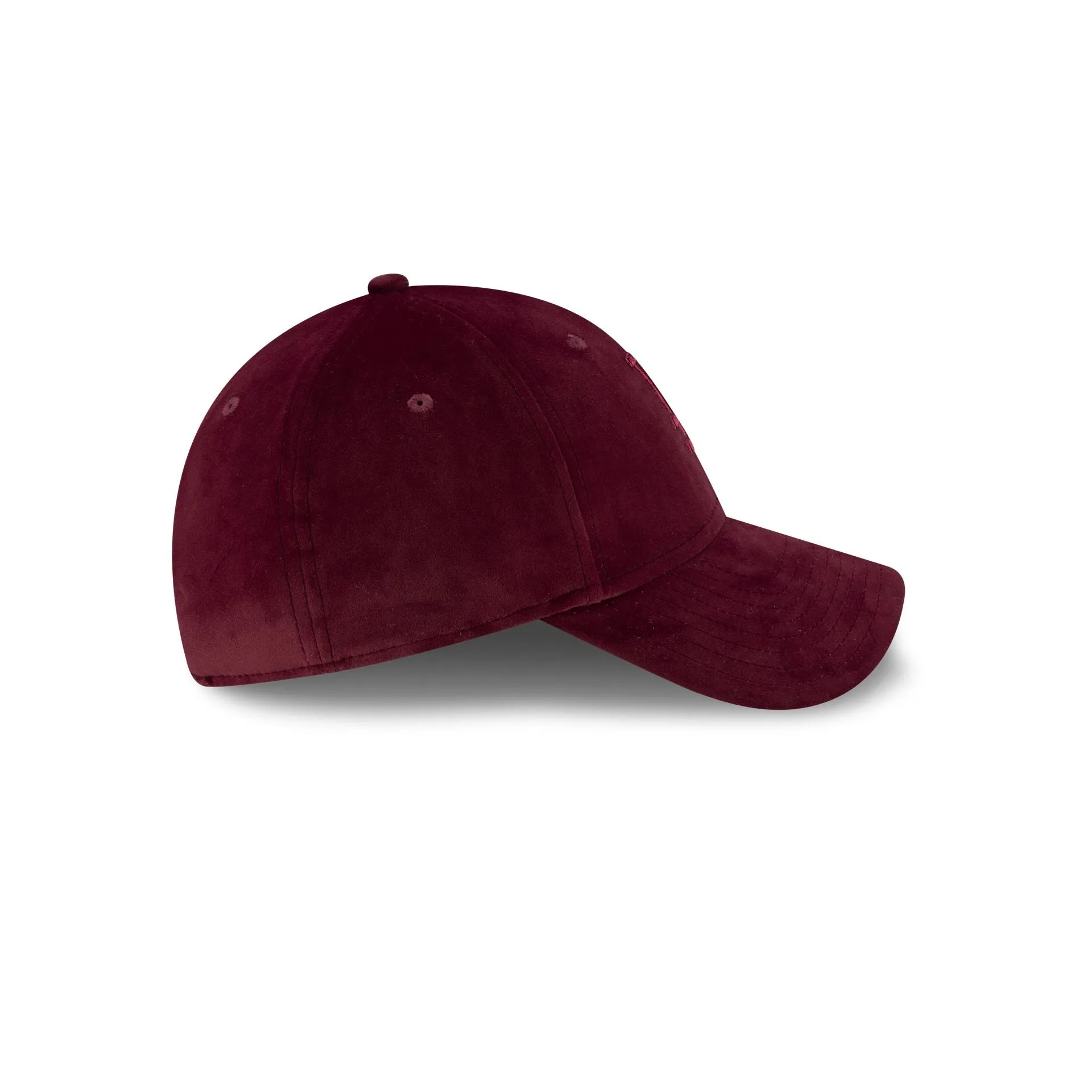 Los Angeles Dodgers Maroon Velour Women's 9FORTY Adjustable Hat sold by New Era product image thumbnail 5