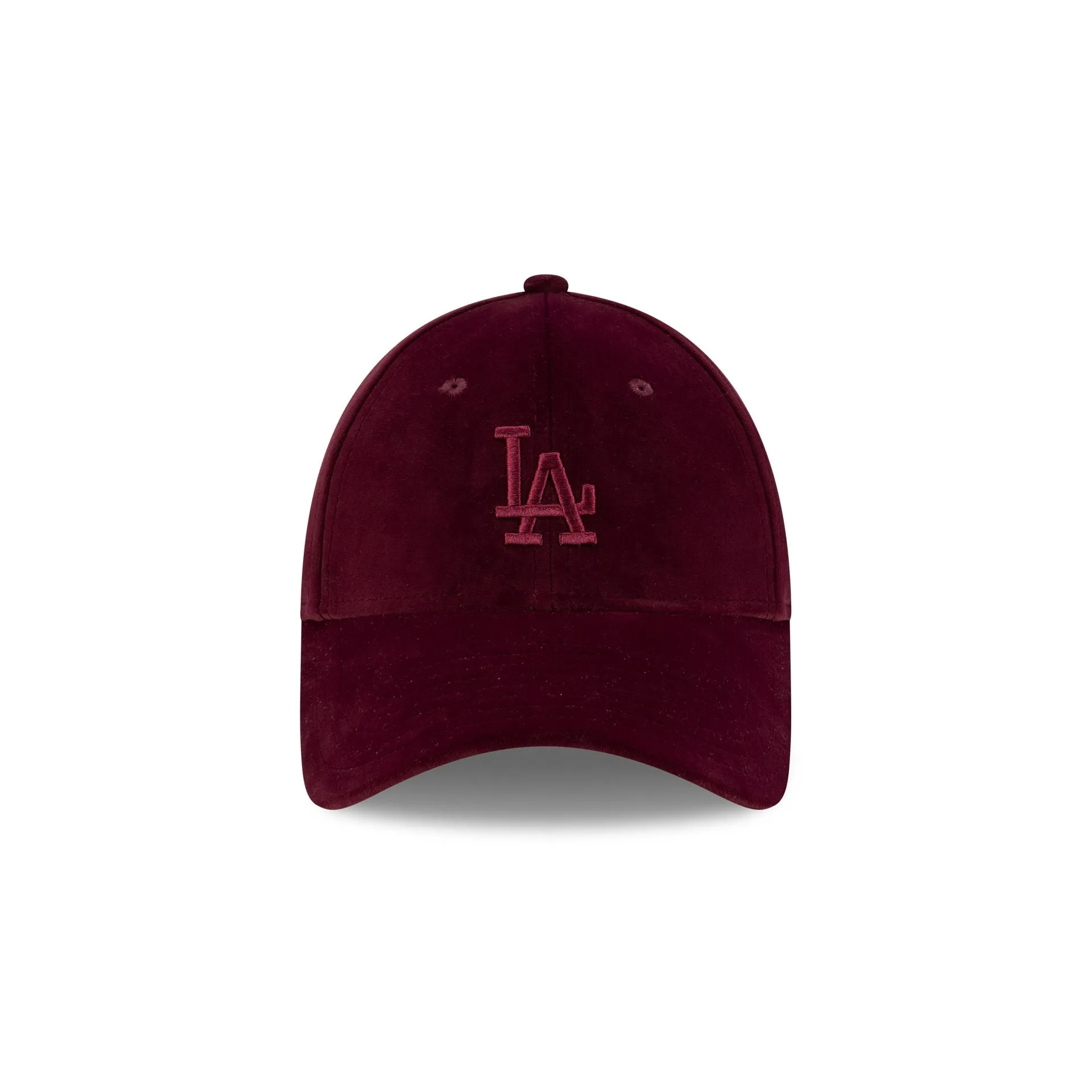 Los Angeles Dodgers Maroon Velour Women's 9FORTY Adjustable Hat sold by New Era product image thumbnail 2