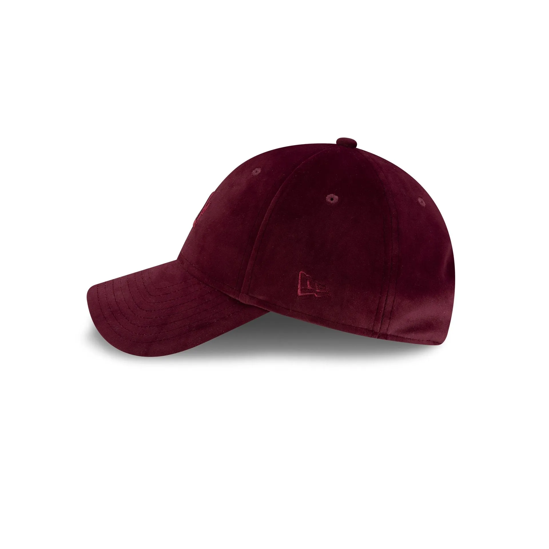 Los Angeles Dodgers Maroon Velour Women's 9FORTY Adjustable Hat sold by New Era product image thumbnail 4