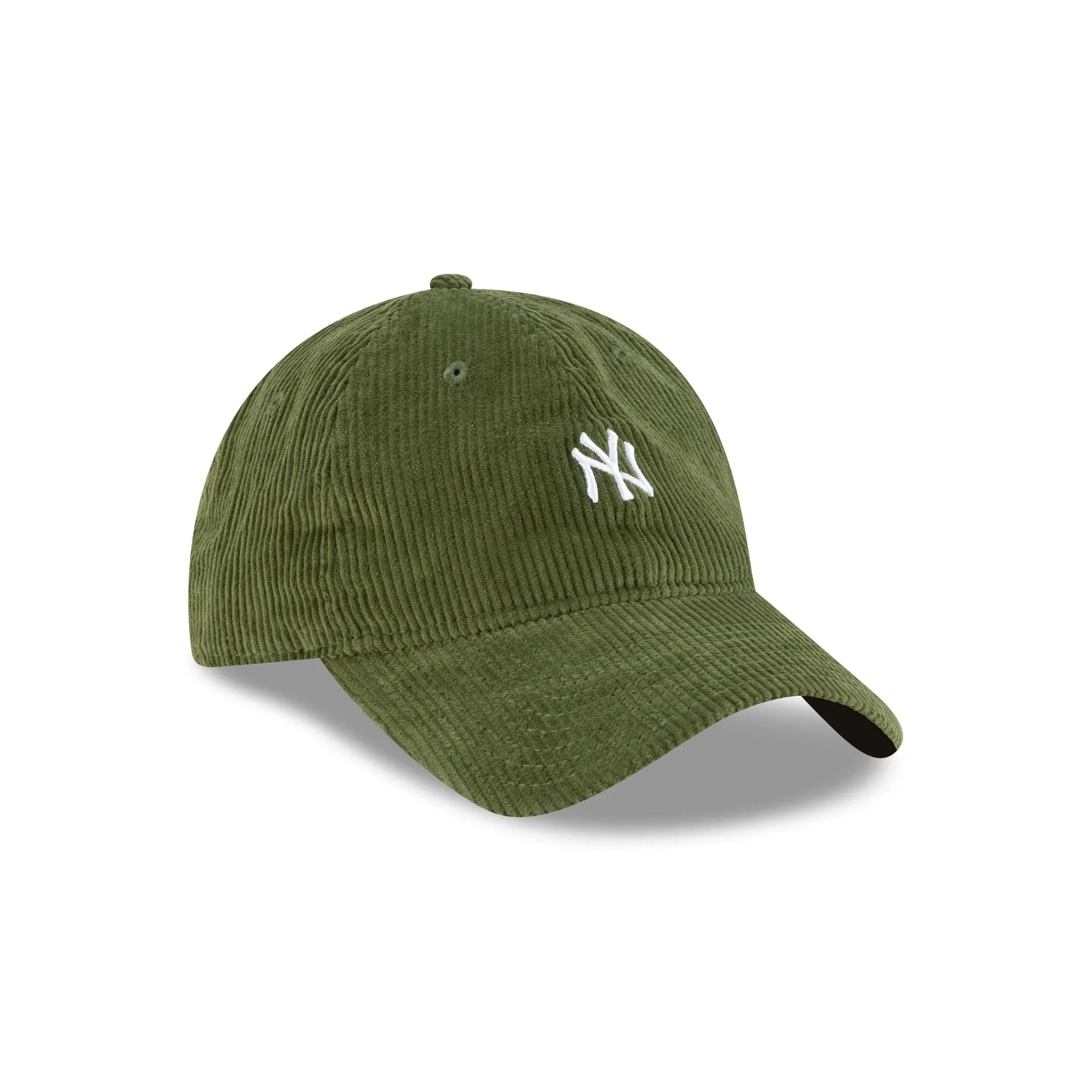 New York Yankees Mini Logo Green Corduroy 9TWENTY Adjustable Hat sold by New Era product image thumbnail 3