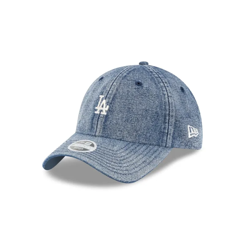Los Angeles Dodgers Blue Denim Women's 9TWENTY Adjustable Hat sold by New Era