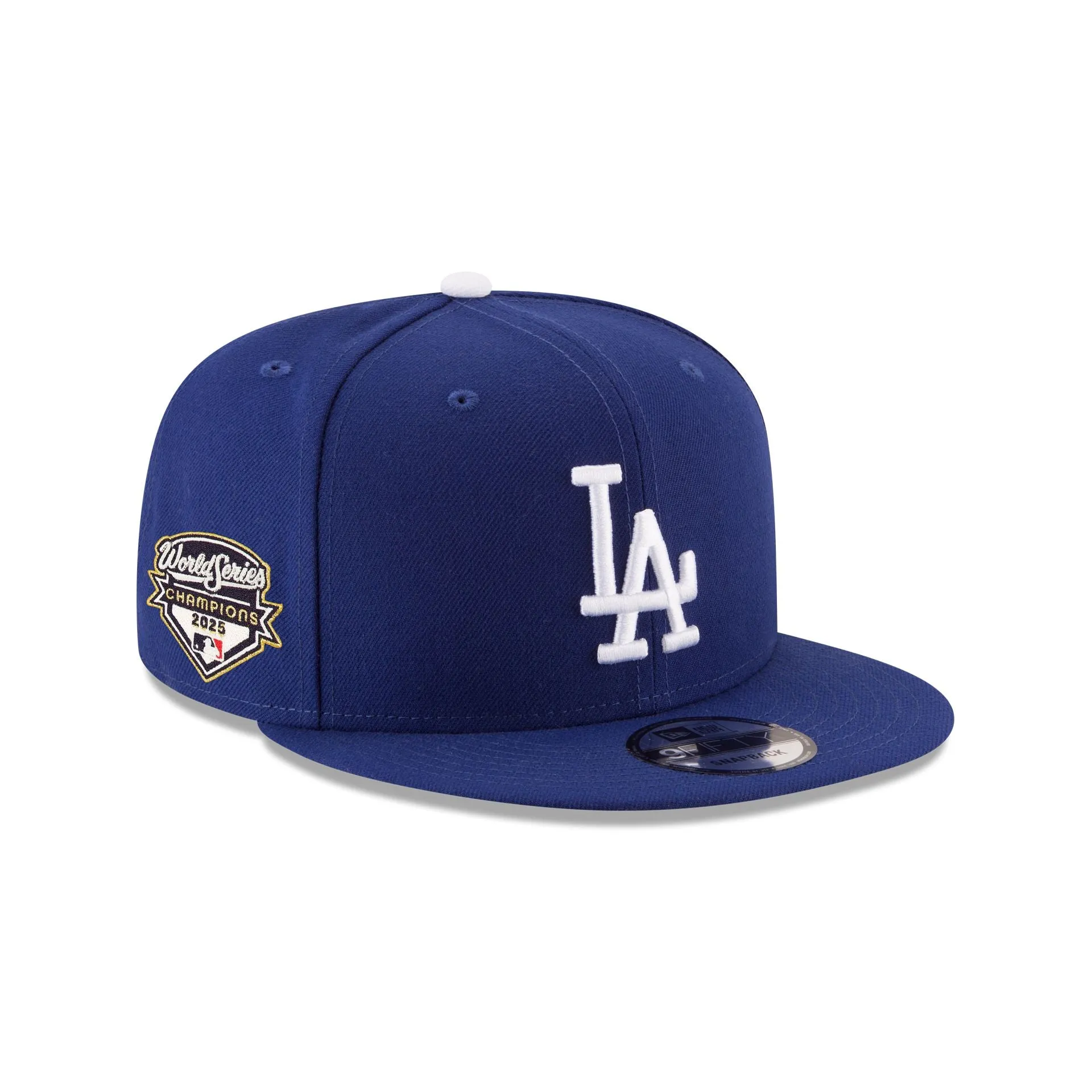 Los Angeles Dodgers 2025 World Series Champions Side Patch 9FIFTY Snapback Hat sold by New Era