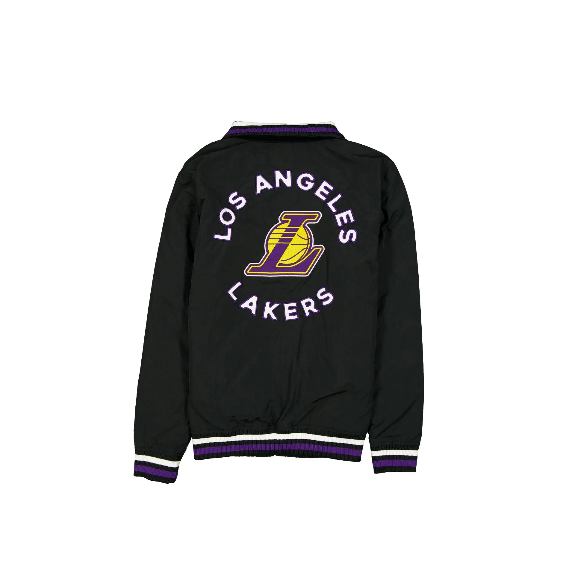 Los Angeles Lakers Throwback Nylon Jacket sold by New Era product image thumbnail 3