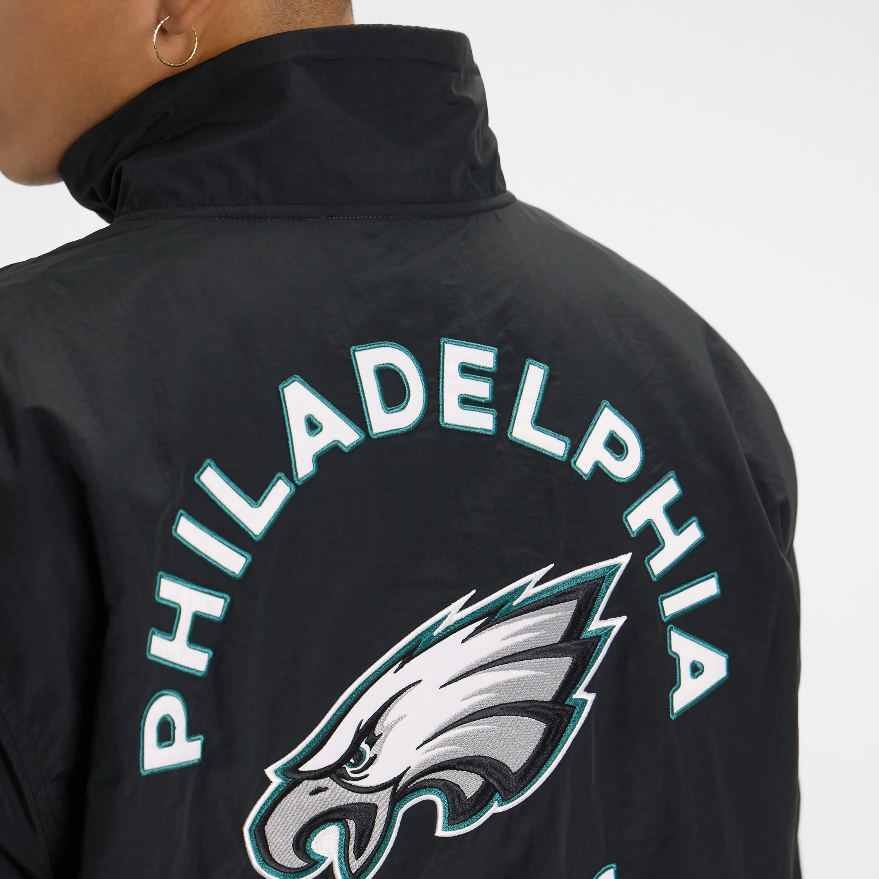 Los Angeles Lakers Throwback Nylon Jacket sold by New Era product image thumbnail 5