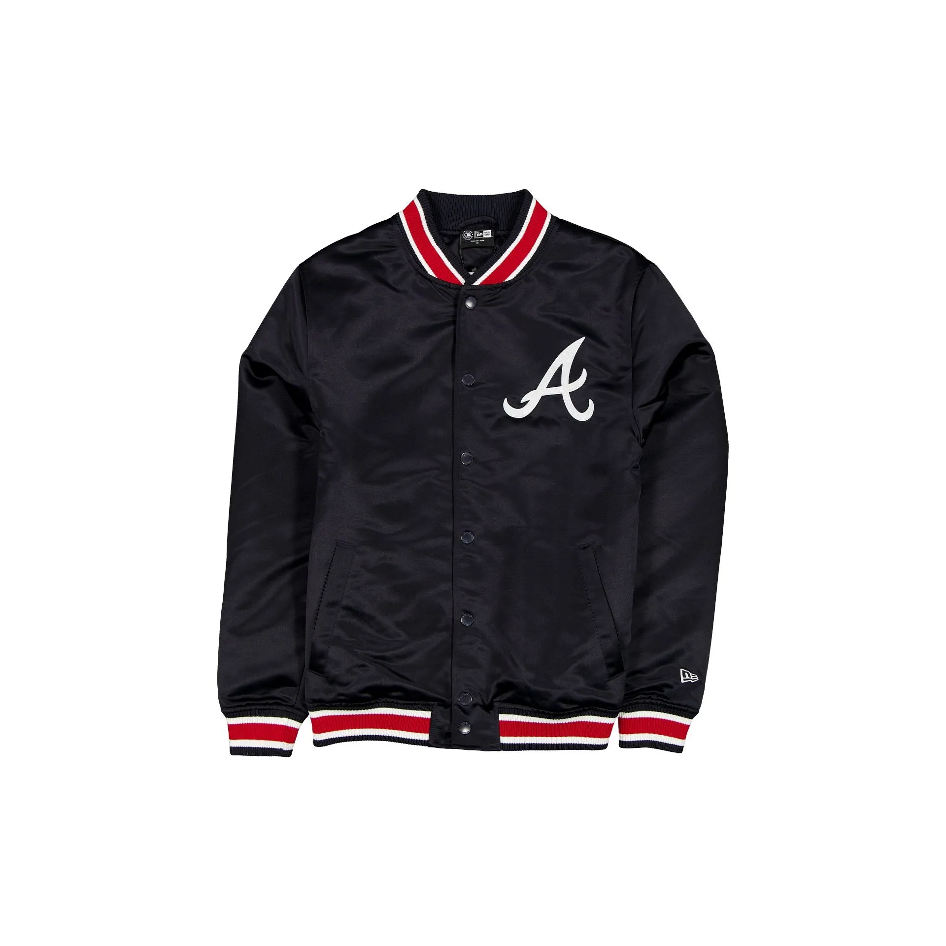 Atlanta Braves Sport Classics Navy Satin Jacket sold by New Era