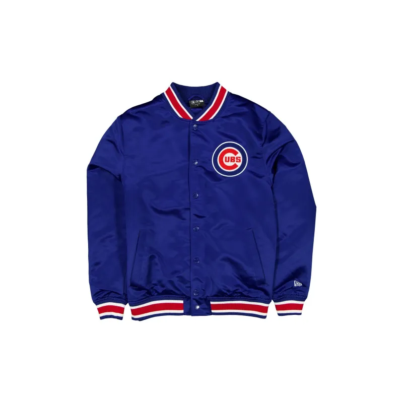 Chicago Cubs Sport Classics Blue Satin Jacket sold by New Era