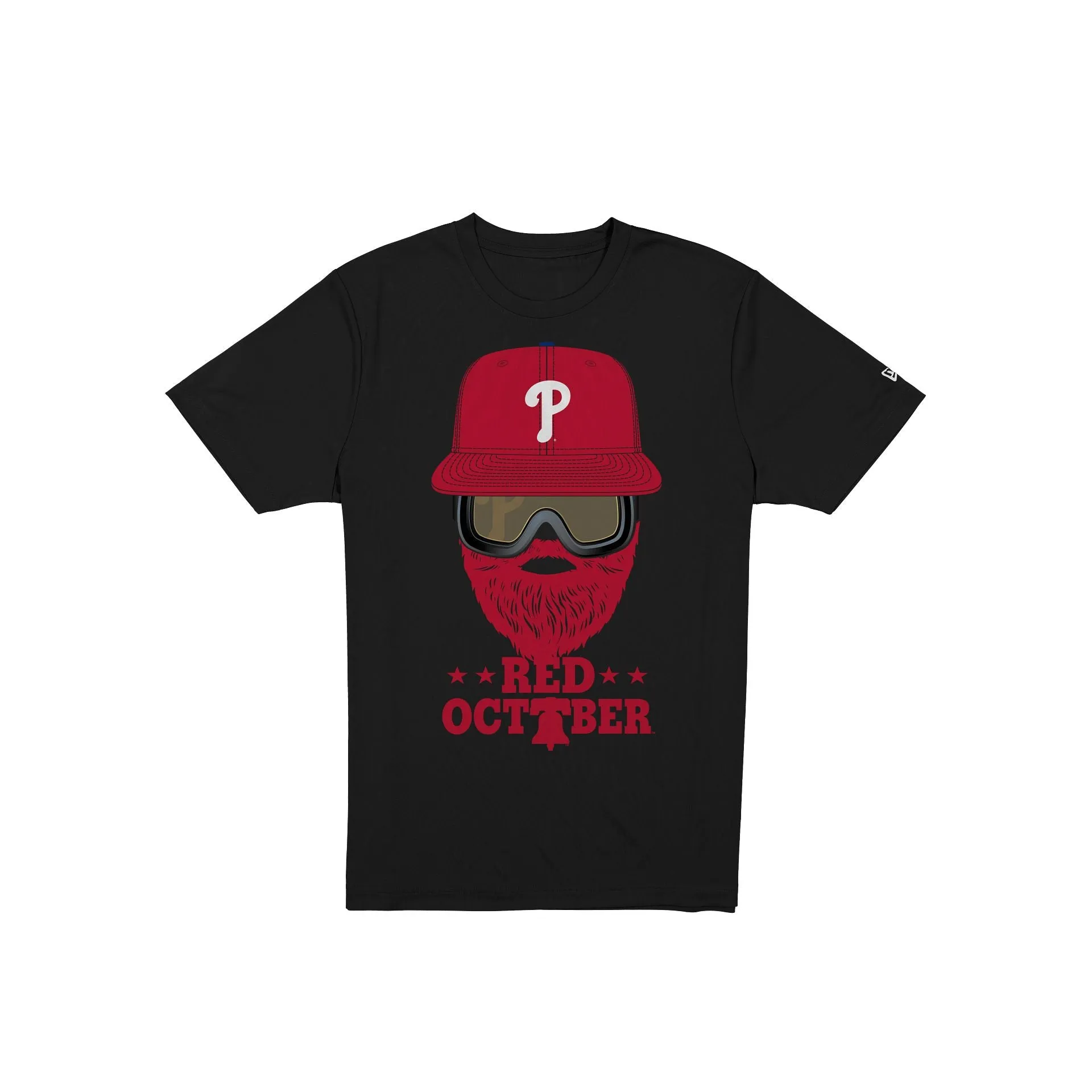 Philadelphia Phillies Red October Black T-Shirt sold by New Era