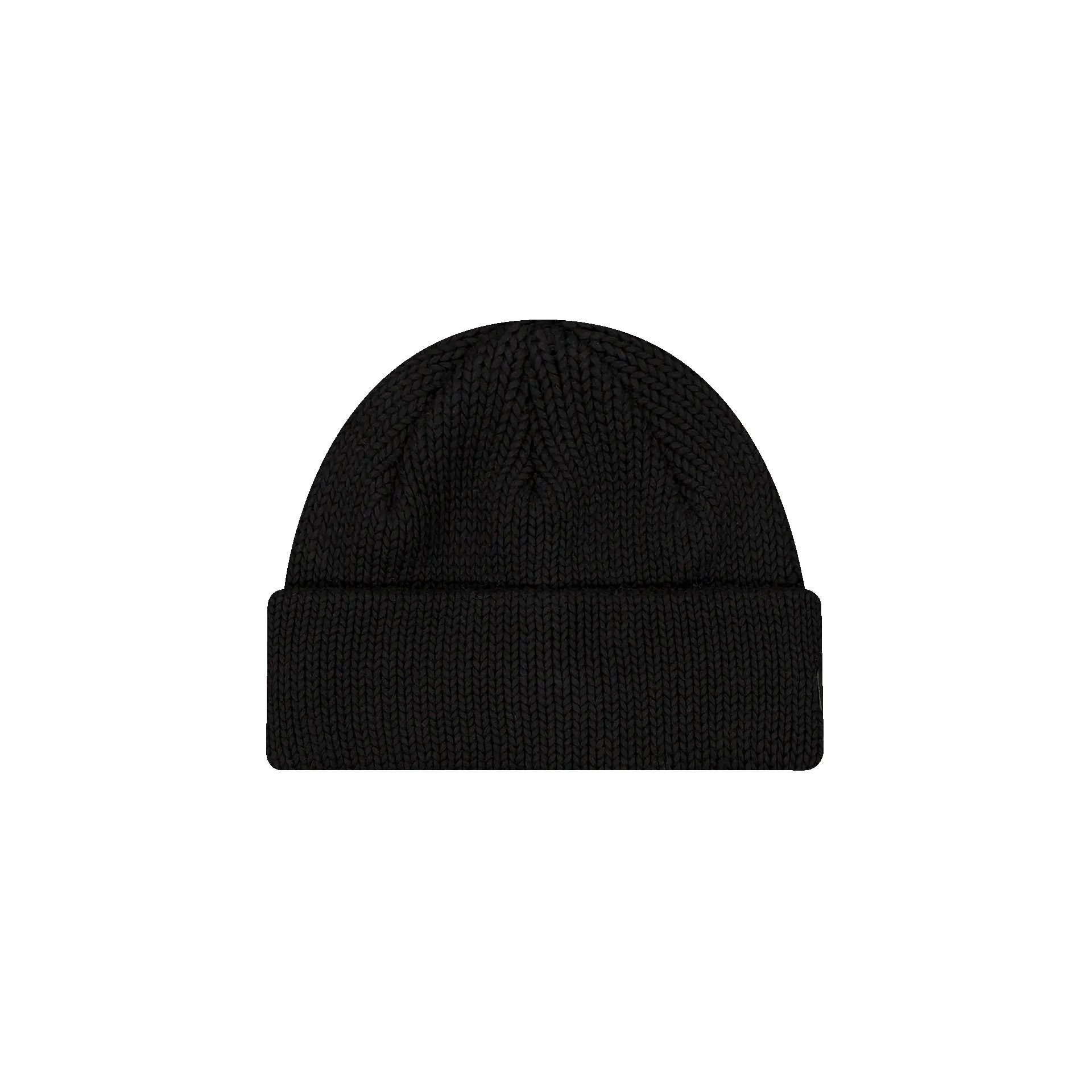 New Era Branded Black Short Knit Beanie Hat sold by New Era