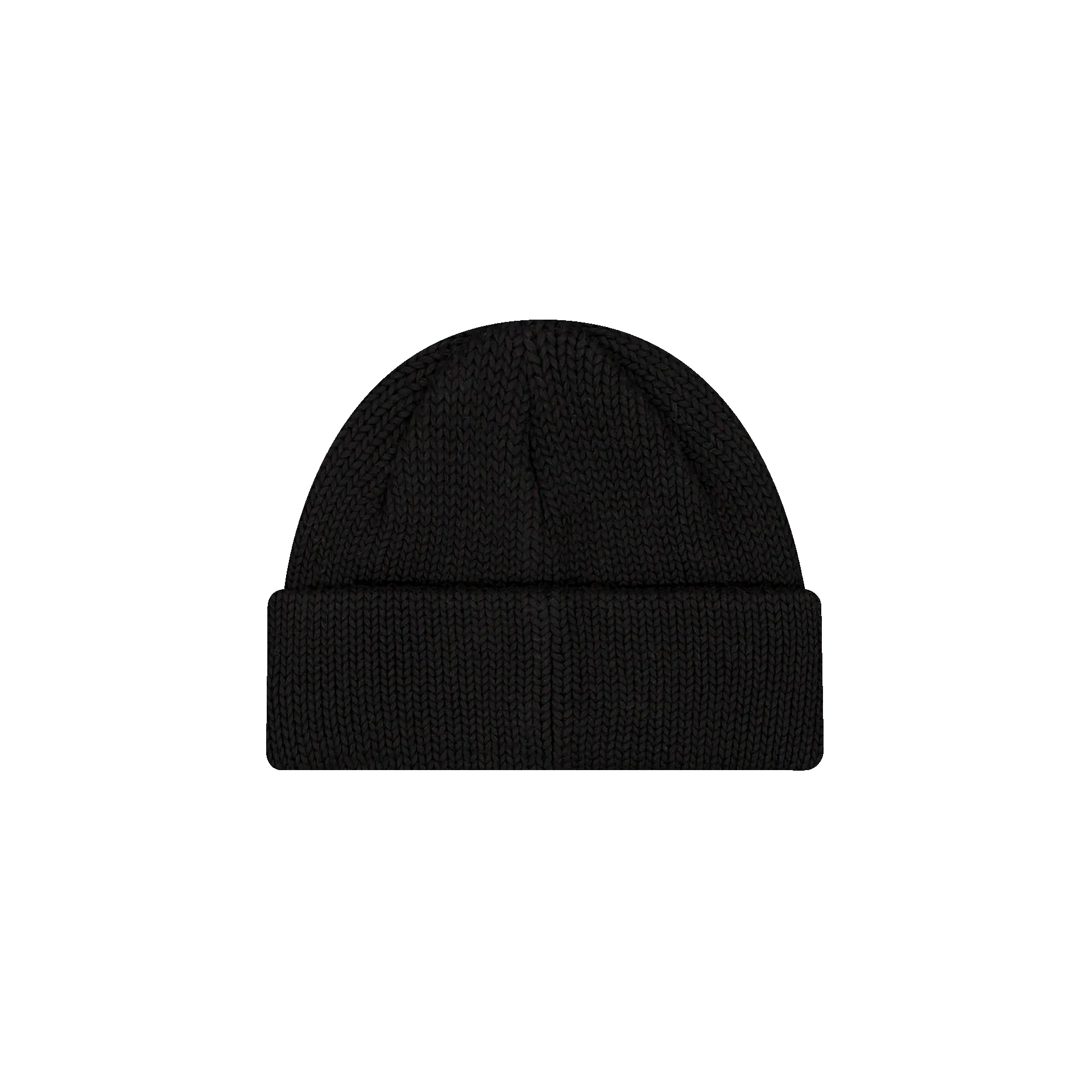New Era Branded Black Short Knit Beanie Hat sold by New Era product image thumbnail 2