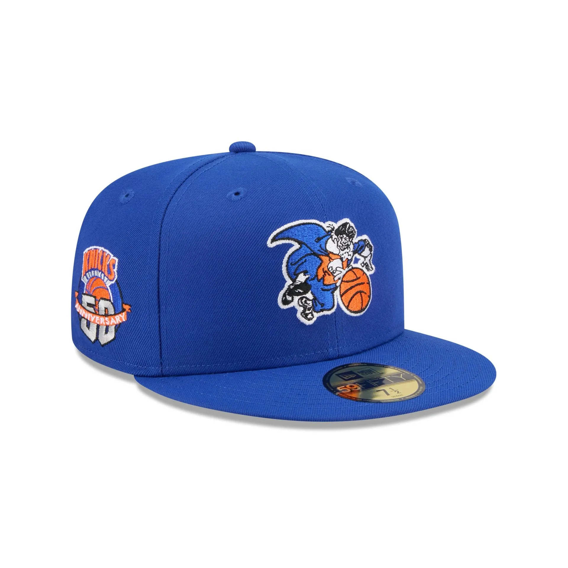 New York Knicks 1946-1963 Hardwood Classics Sidepatch 59FIFTY Fitted Hat sold by New Era