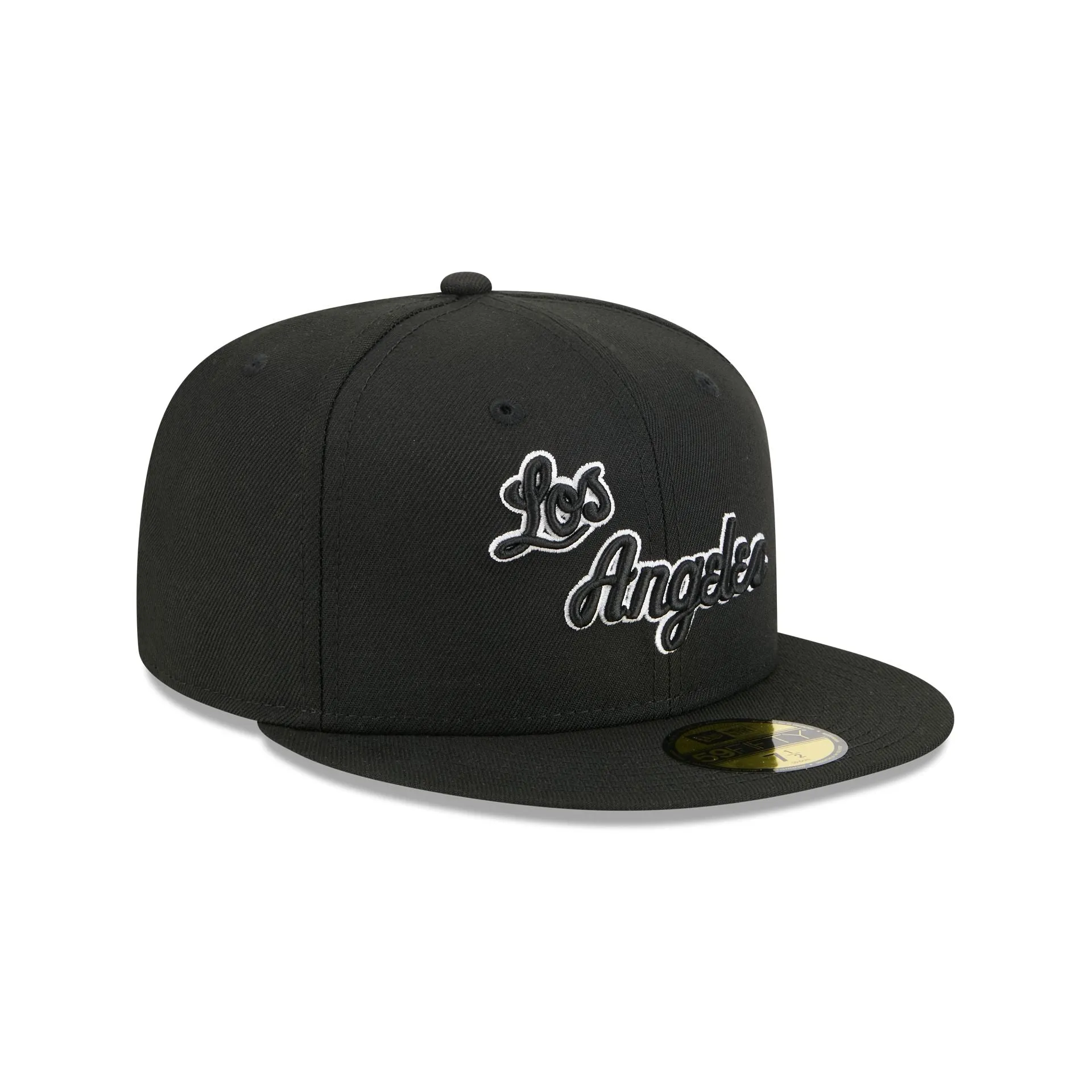 Los Angeles Lakers 1960-1965 Hardwood Classics Black 59FIFTY Fitted Hat sold by New Era product image thumbnail 3