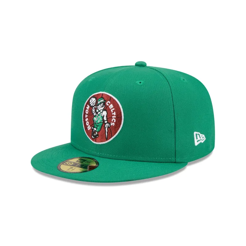 Boston Celtics 1968-1977 Hardwood Classics Lucky 59FIFTY Fitted Hat sold by New Era