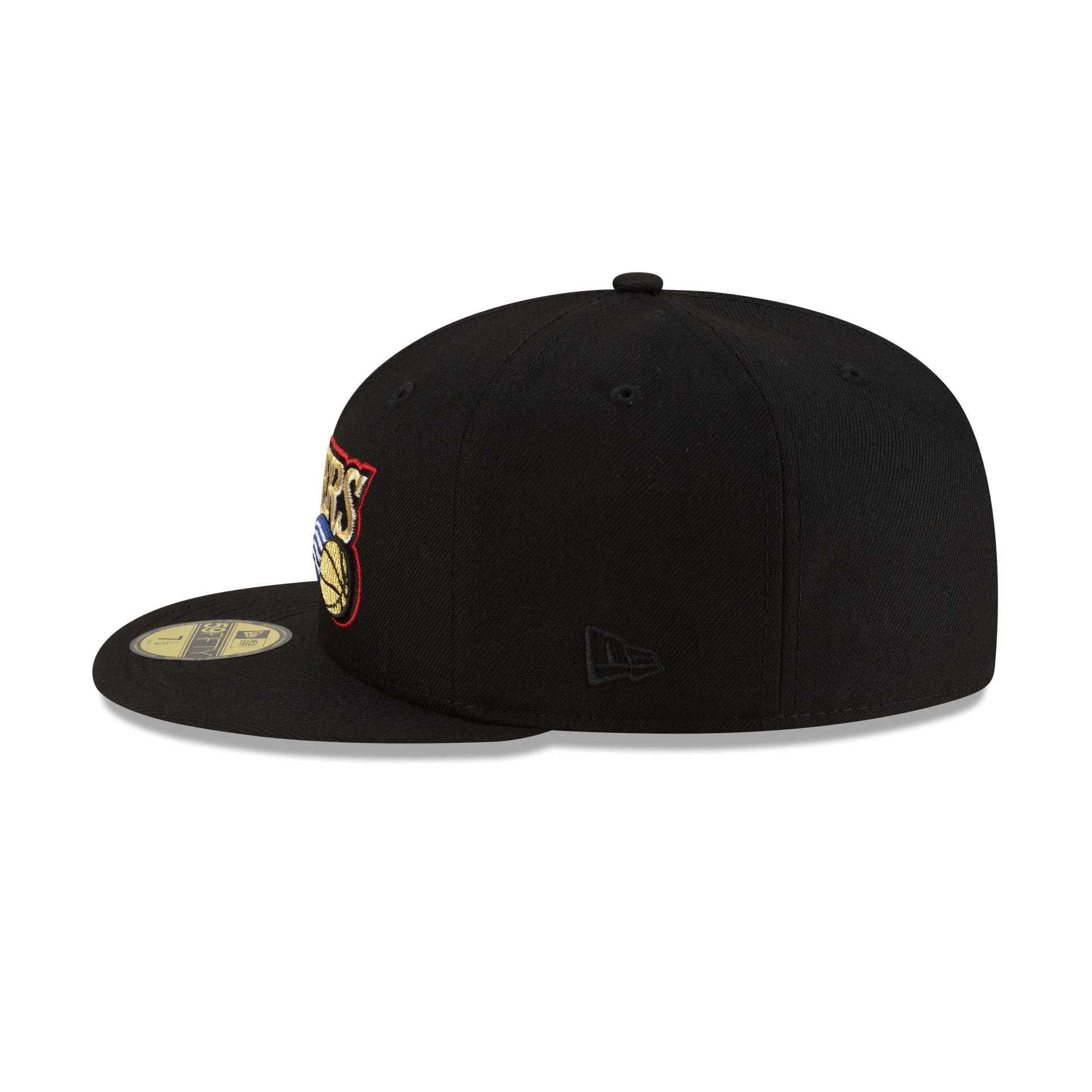 Philadelphia 76ers 1963-1976 Hardwood Classics Poly Black 59FIFTY Fitted Hat sold by New Era product image thumbnail 5
