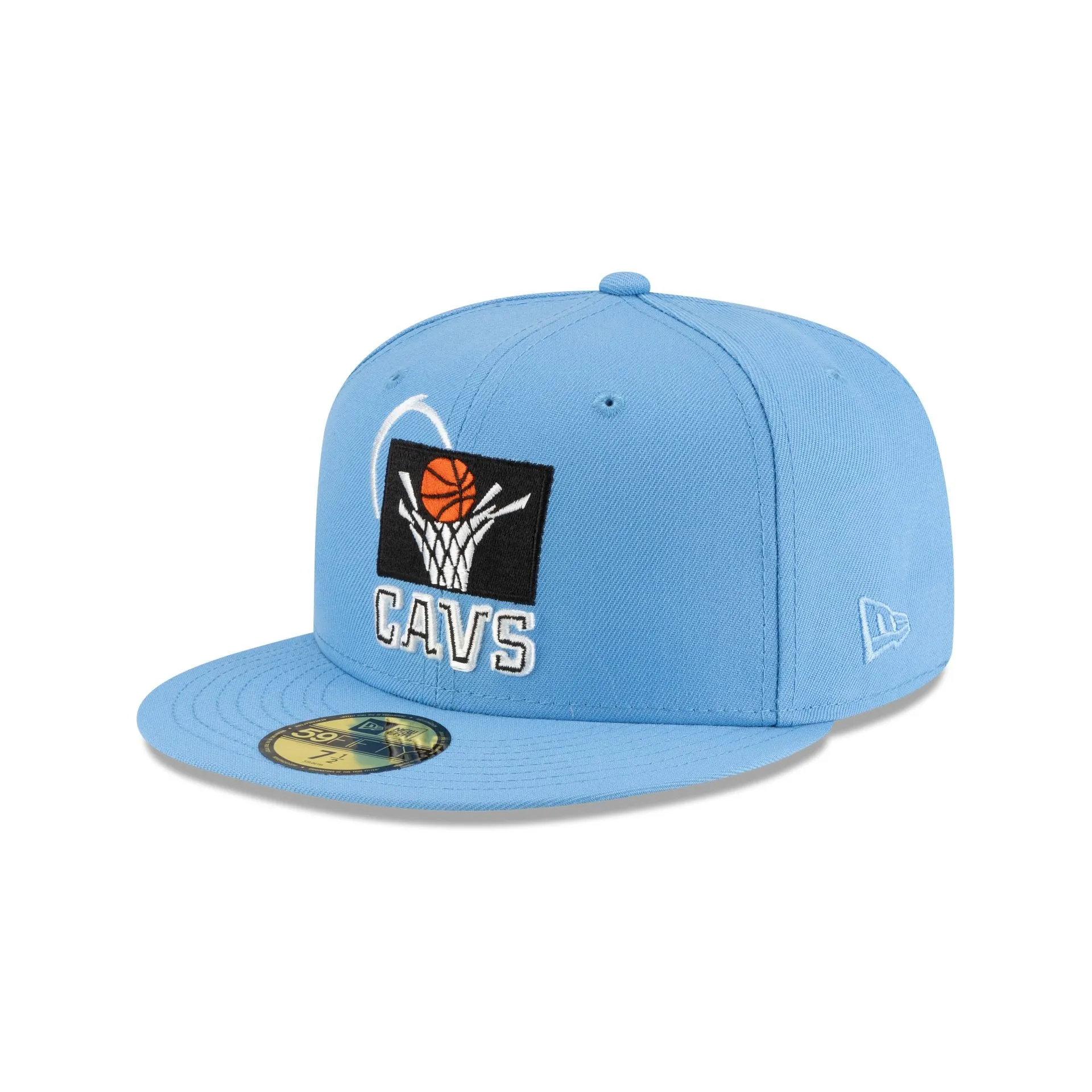 Cleveland Cavaliers 1994-2003 Hardwood Classics Radiant Blue 59FIFTY Fitted Hat sold by New Era product image thumbnail 3