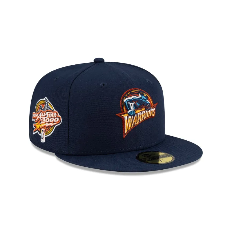 Golden State Warriors 1997-2009 Hardwood Classics Ocean Blue 59FIFTY Fitted Hat sold by New Era
