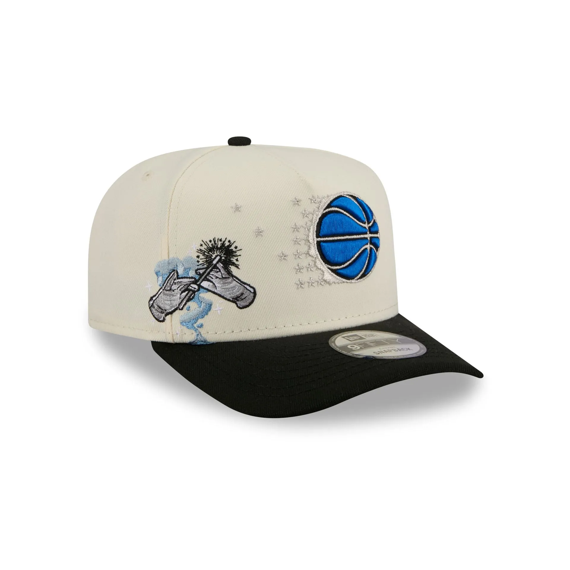 Orlando Magic 1989-1999 Hardwood Classics Chrome White 9FIFTY A-Frame Snapback Hat sold by New Era product image thumbnail 3