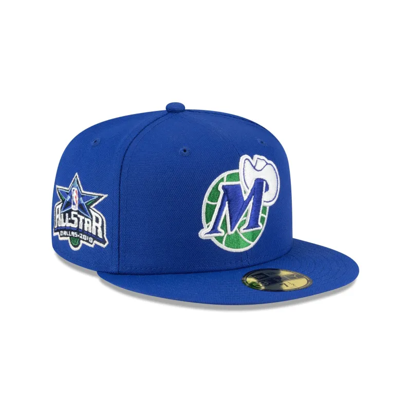 Dallas Mavericks 1980-2000 Hardwood Classics Blue 59FIFTY Fitted Hat sold by New Era