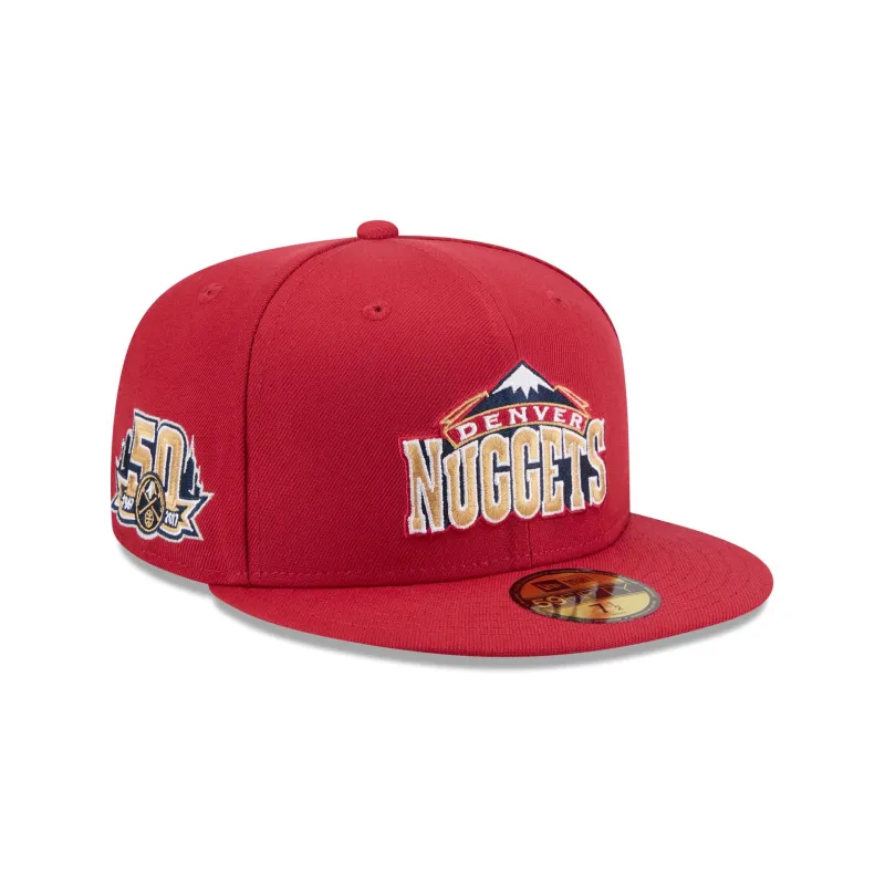 Denver Nuggets 1993-2002 Hardwood Classics Sidepatch 59FIFTY Fitted Hat sold by New Era