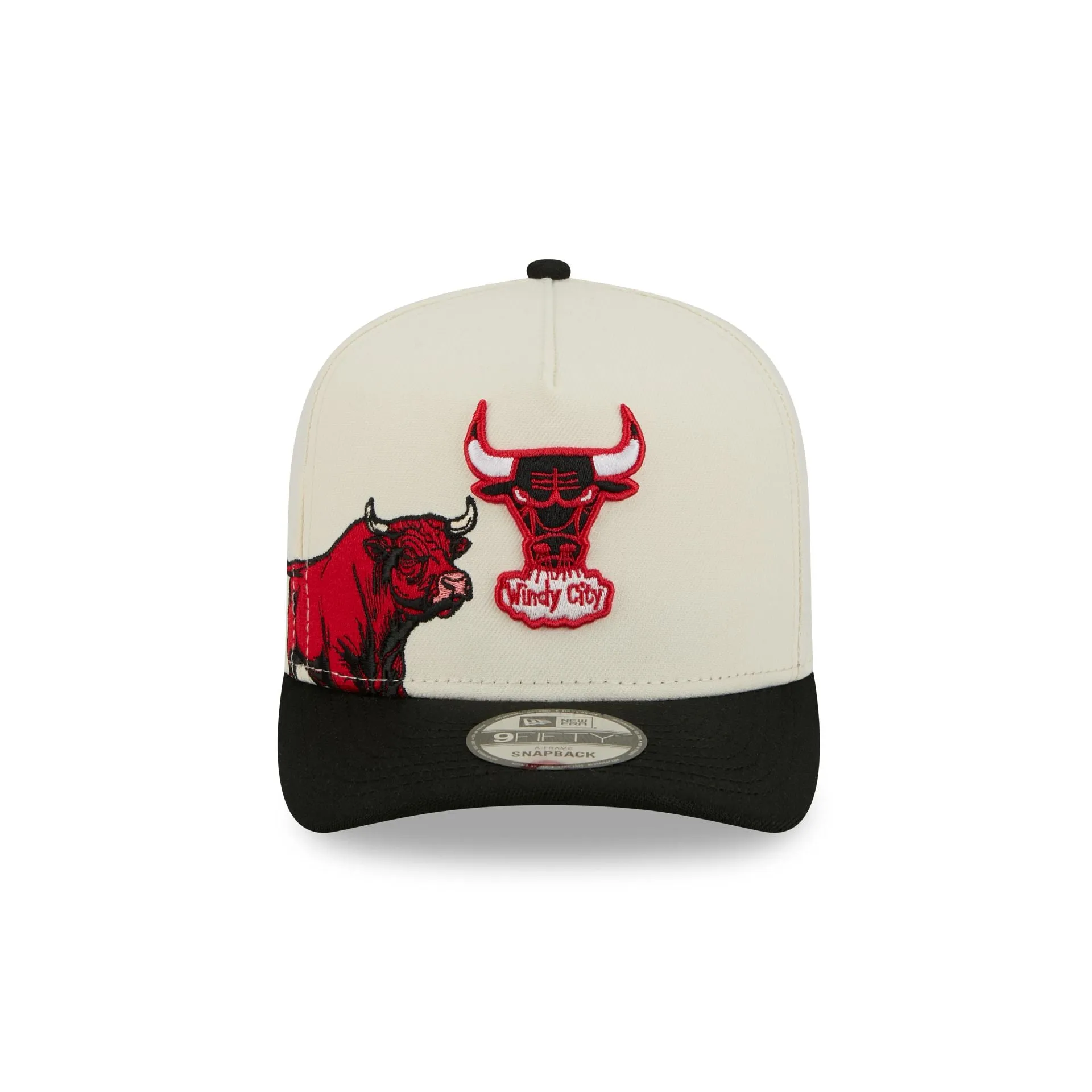Chicago Bulls 1960-1970 Hardwood Classics Chrome White 9FIFTY A-Frame Snapback Hat sold by New Era product image thumbnail 2