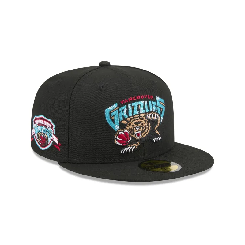 Vancouver Grizzlies 1995-2001 Hardwood Classics Sidepatch 59FIFTY Fitted Hat sold by New Era