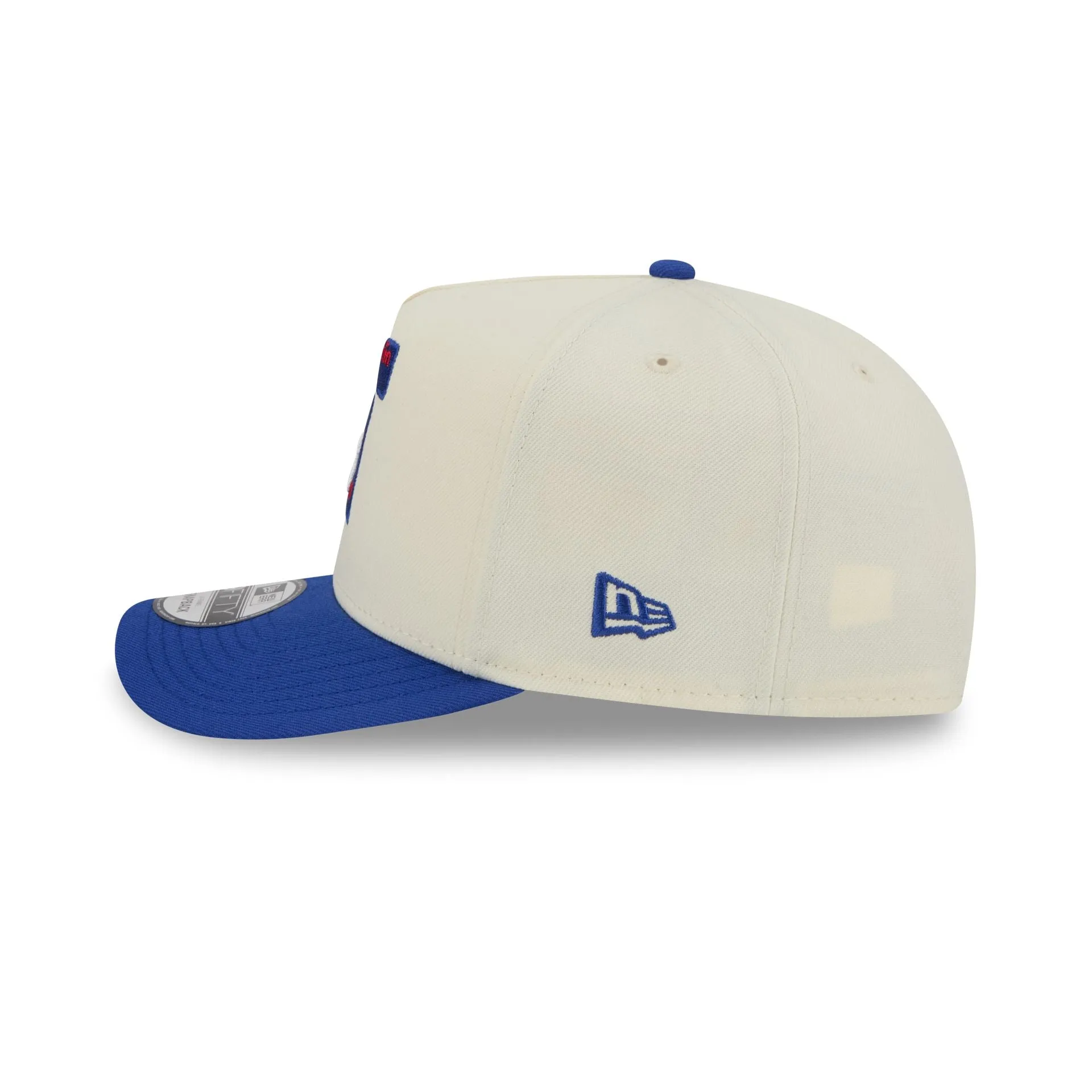 Philadelphia 76ers 1963-1976 Hardwood Classics Chrome White 9FIFTY A-Frame Snapback Hat sold by New Era product image thumbnail 4