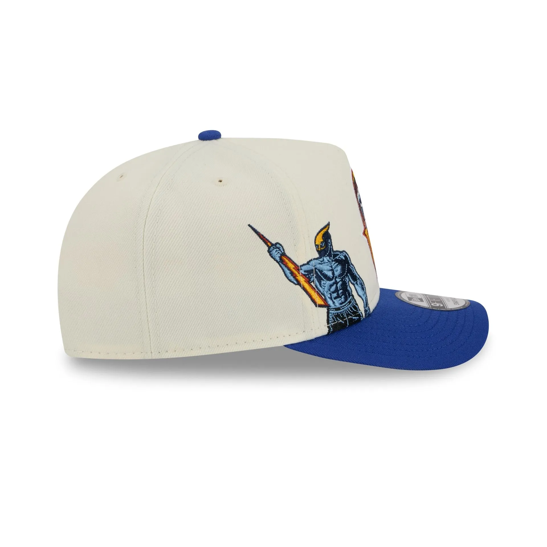 Golden State Warriors 1997-2009 Hardwood Classics Chrome White 9FIFTY A-Frame Snapback Hat sold by New Era product image thumbnail 5