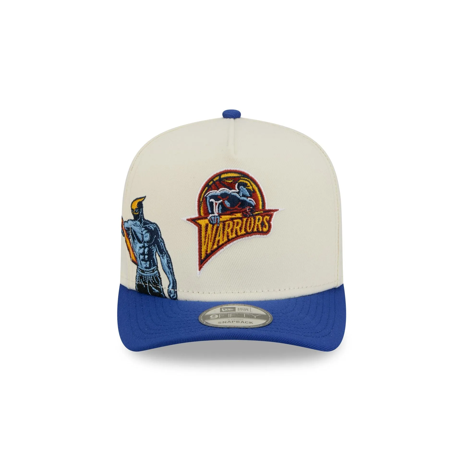 Golden State Warriors 1997-2009 Hardwood Classics Chrome White 9FIFTY A-Frame Snapback Hat sold by New Era product image thumbnail 2