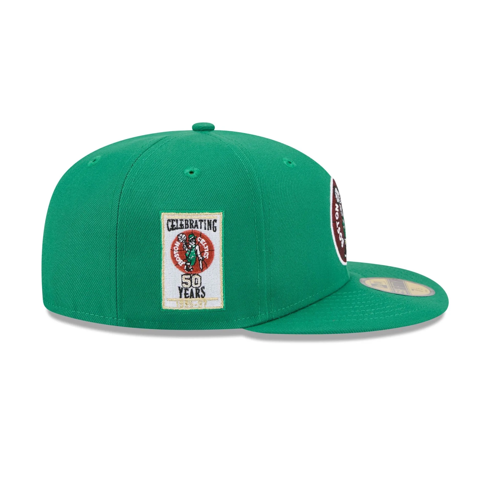 Boston Celtics 1968-1977 Hardwood Classics Sidepatch 59FIFTY Fitted Hat sold by New Era product image thumbnail 4