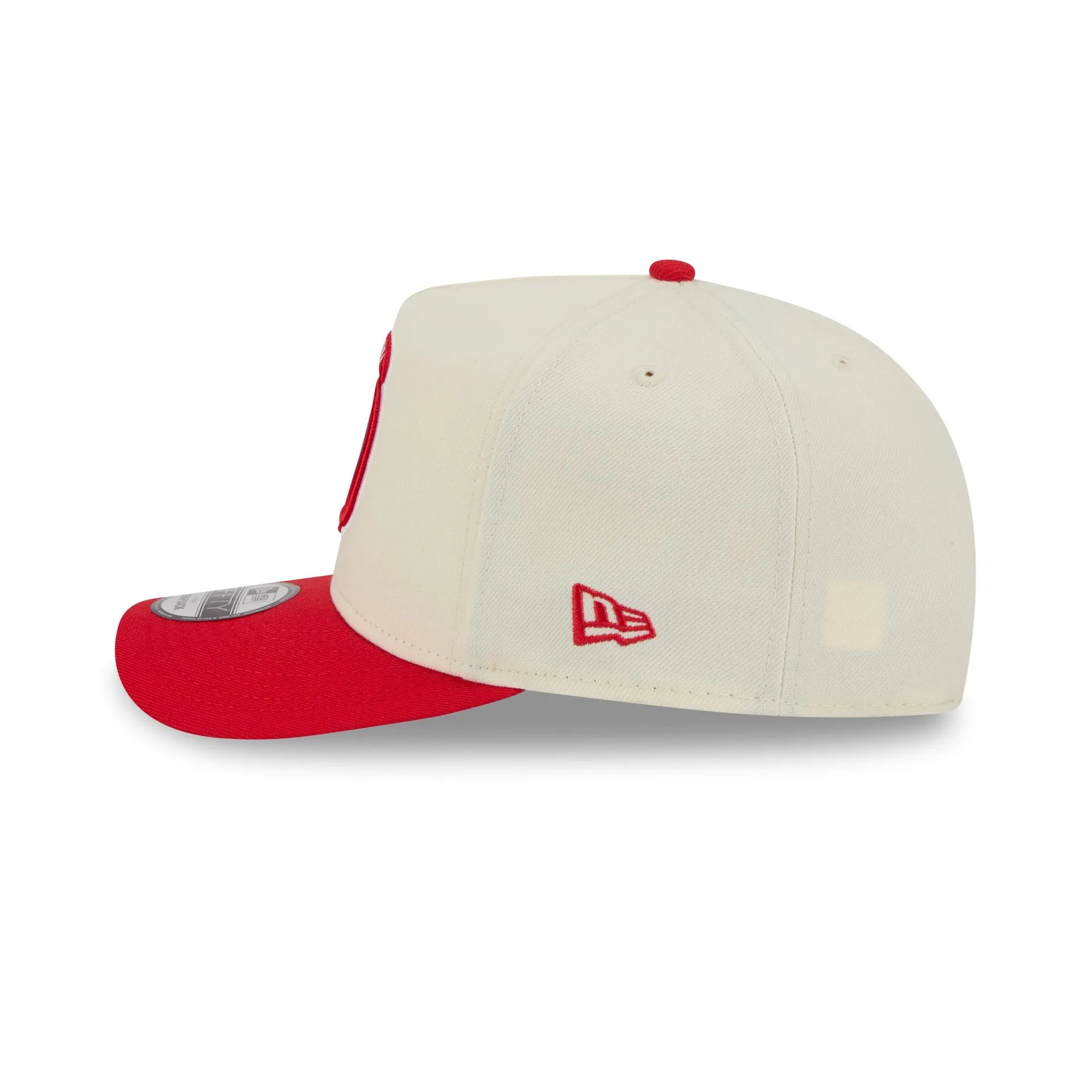 Houston Rockets 1972-1994 Hardwood Classics Chrome White 9FIFTY A-Frame Snapback Hat sold by New Era product image thumbnail 4