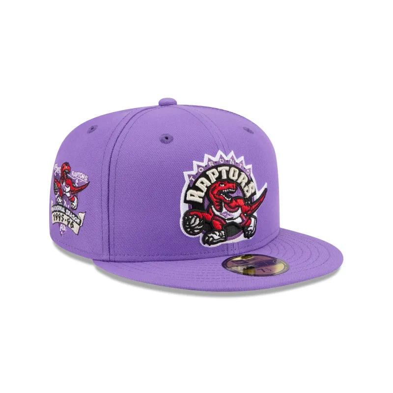 Toronto Raptors 1995-2007 Hardwood Classics Sidepatch 59FIFTY Fitted Hat sold by New Era