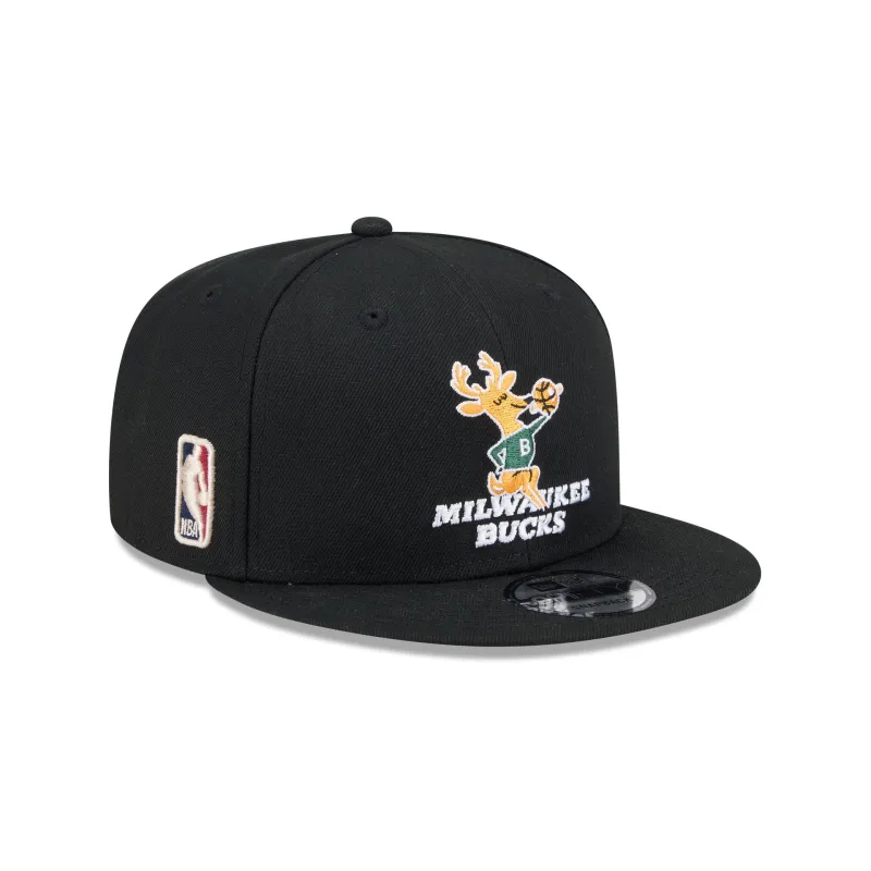 Milwaukee Bucks 1968-1992 Hardwood Classics 9FIFTY Snapback Hat sold by New Era