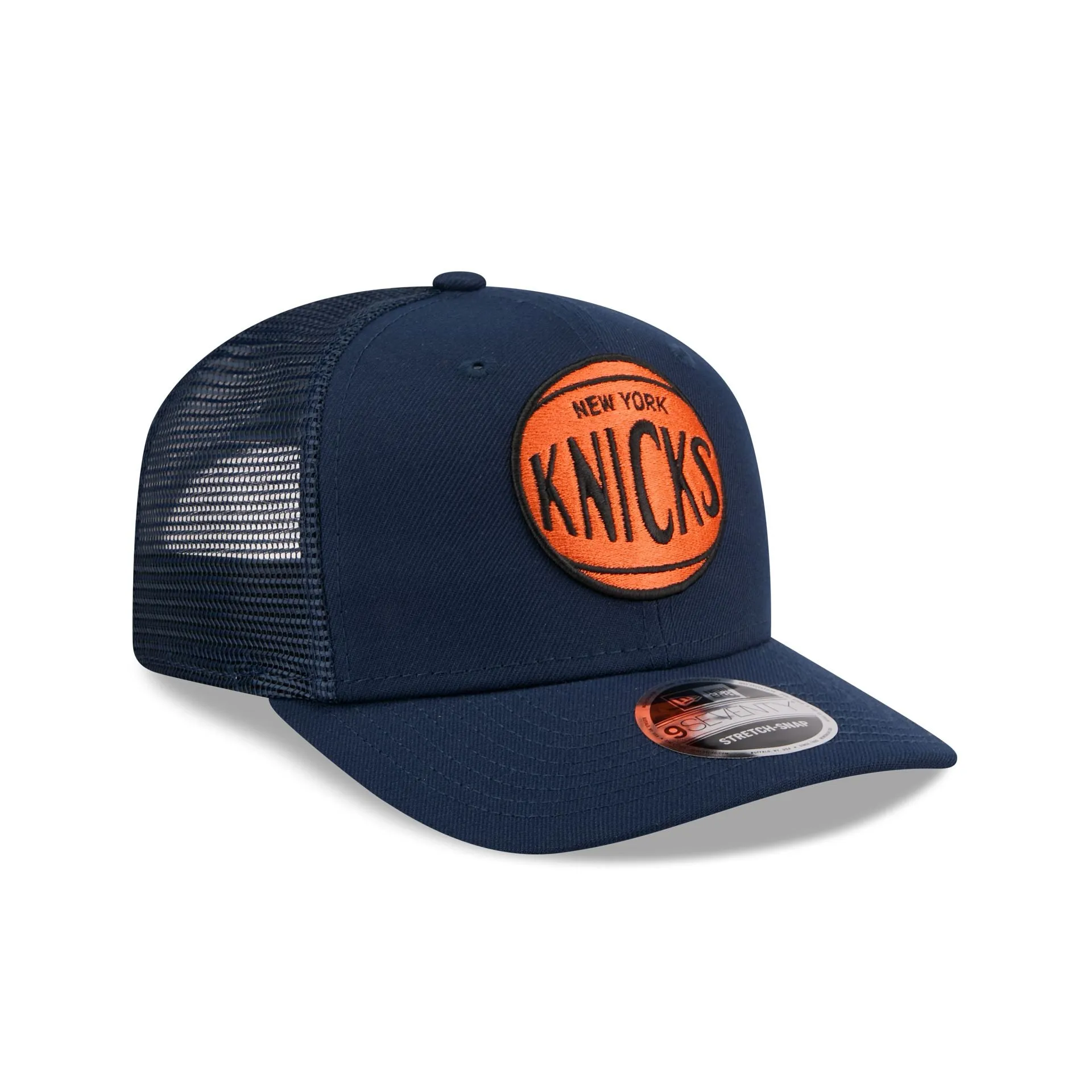 New York Knicks 1968-1975 Hardwood Classics 9SEVENTY Trucker Hat sold by New Era product image thumbnail 3