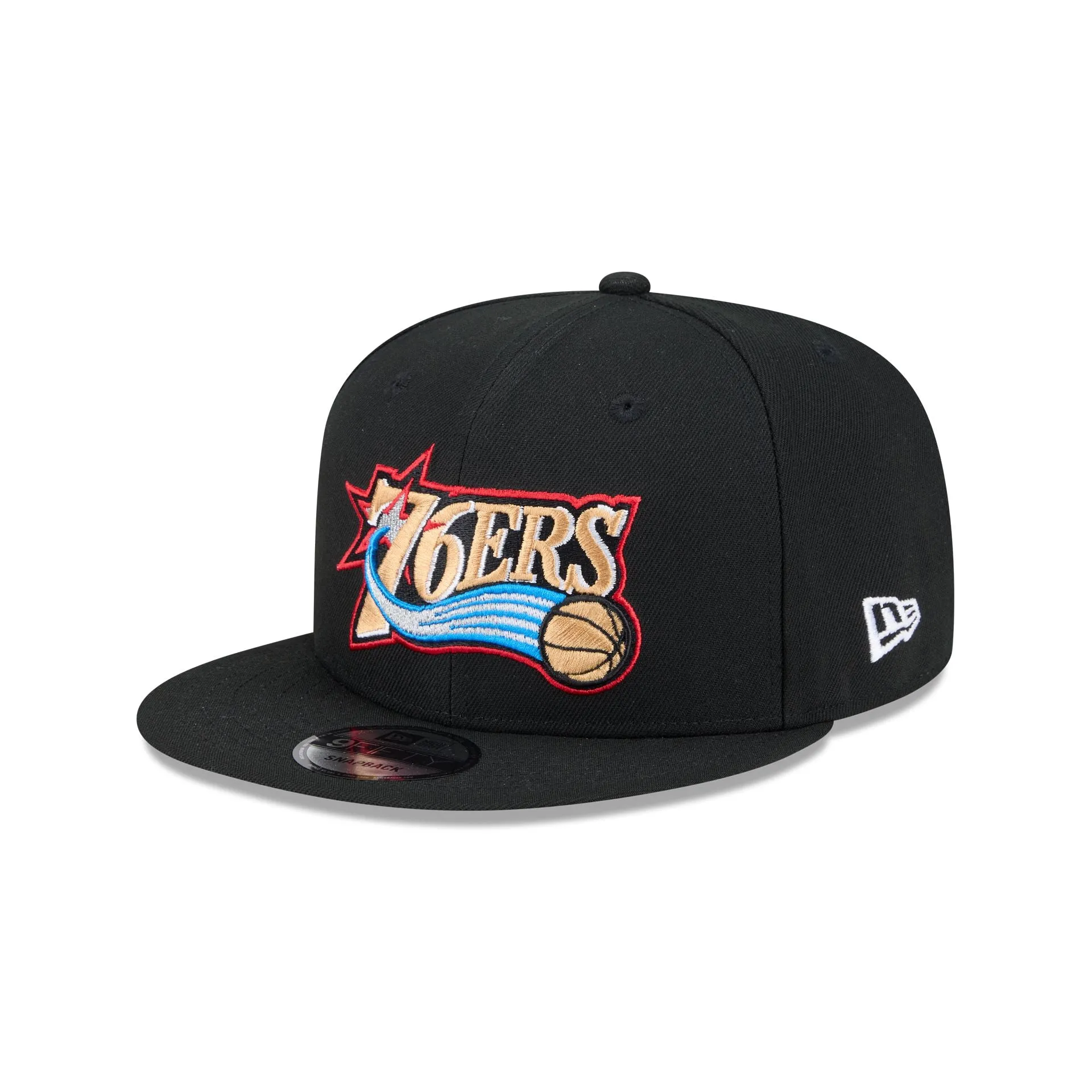 Philadelphia 76ers 1997-2008 Hardwood Classics 9FIFTY Snapback Hat sold by New Era product image thumbnail 3