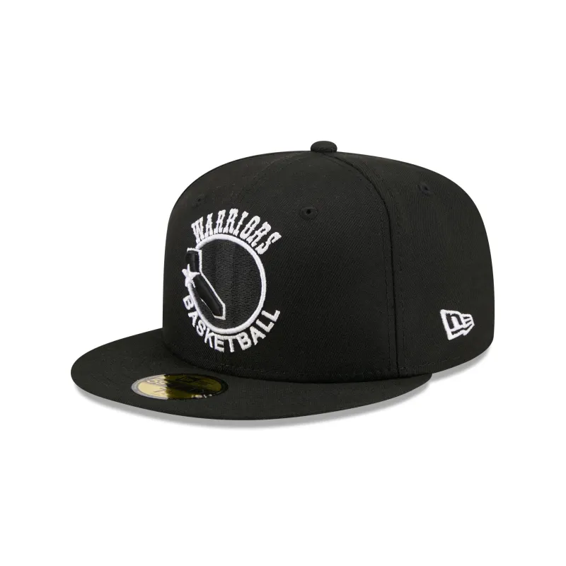 Golden State Warriors 1972-1974 Hardwood Classics Black 59FIFTY Fitted Hat sold by New Era