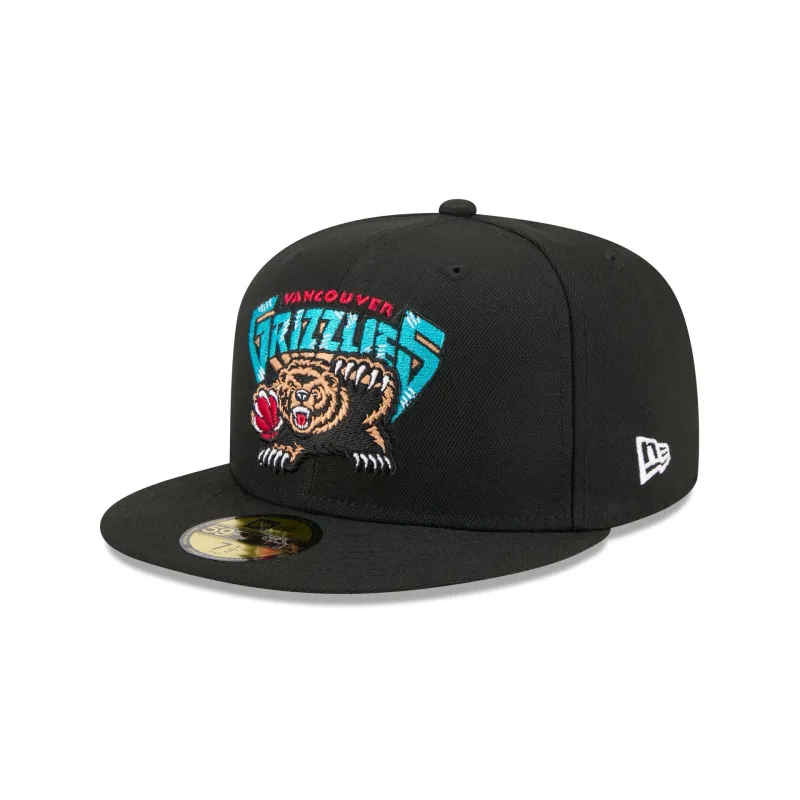 Vancouver Grizzlies 1995-2001 Hardwood Classics 59FIFTY Fitted Hat sold by New Era
