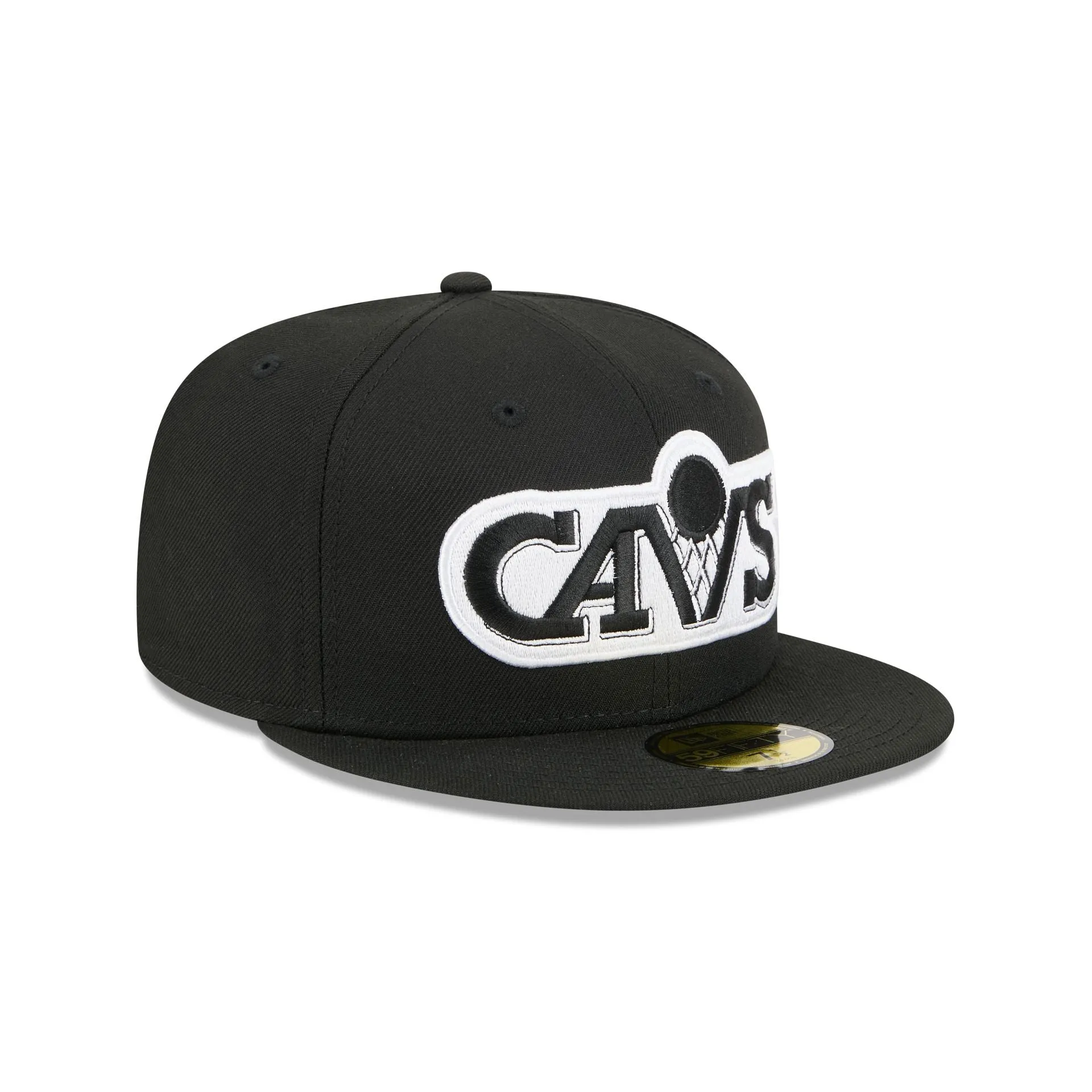 Cleveland Cavaliers 1983-1993 Hardwood Classics Black 59FIFTY Fitted Hat sold by New Era product image thumbnail 3
