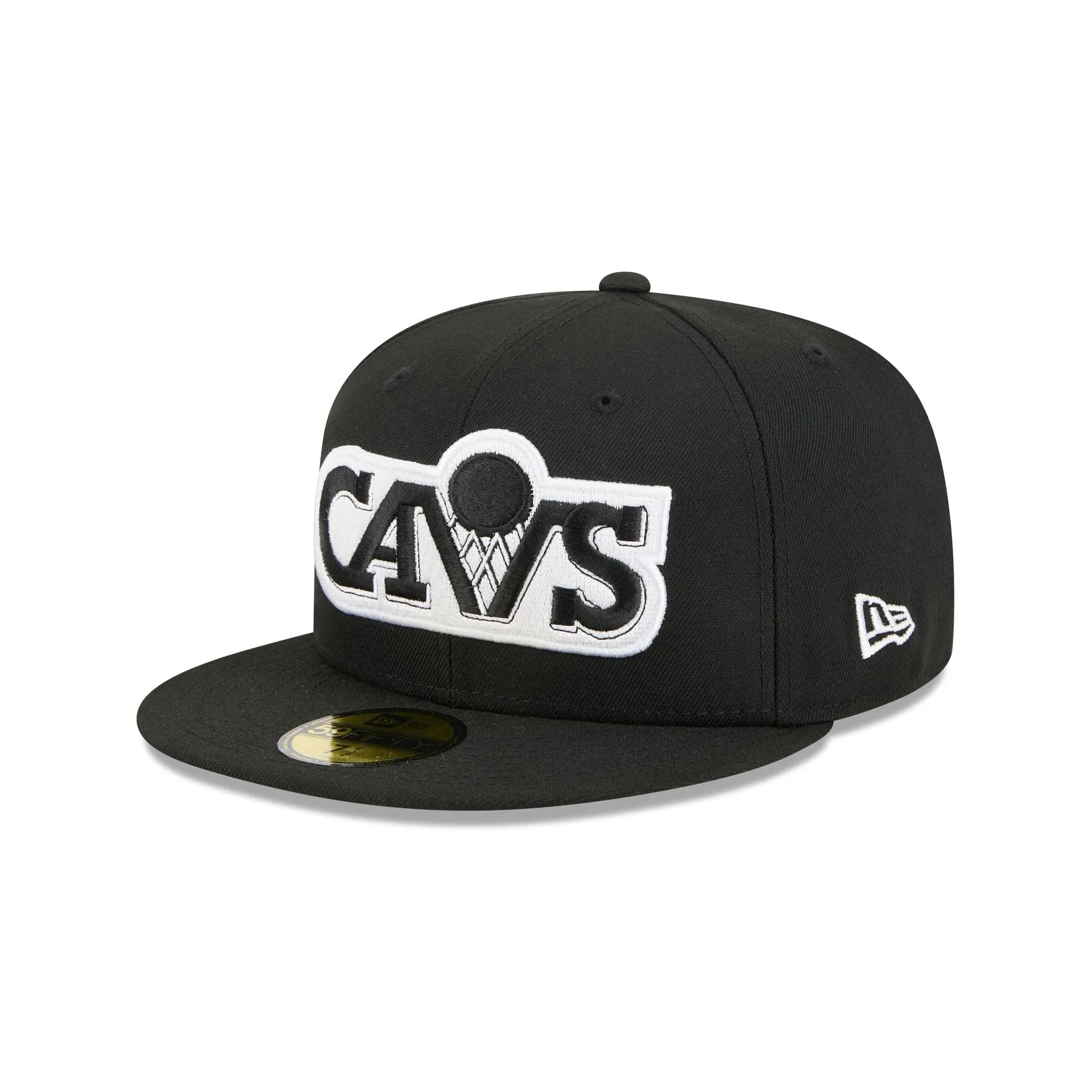 Cleveland Cavaliers 1983-1993 Hardwood Classics Black 59FIFTY Fitted Hat sold by New Era