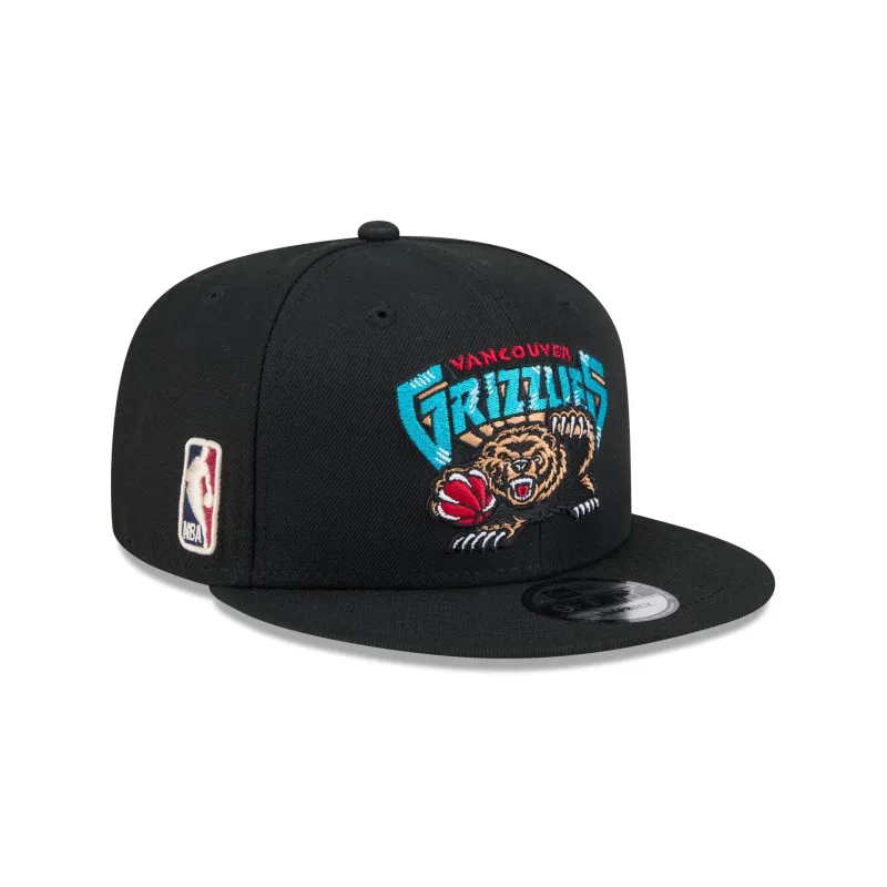 Vancouver Grizzlies 1995-2001 Hardwood Classics 9FIFTY Snapback Hat sold by New Era