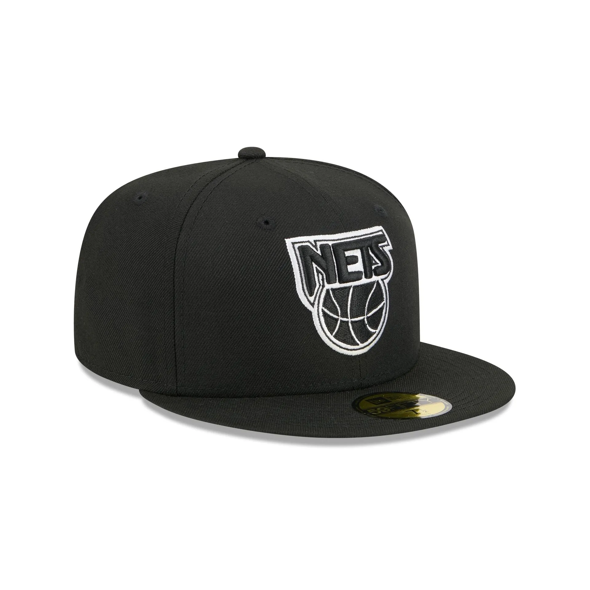 New Jersey Nets 1990-1996 Hardwood Classics Black 59FIFTY Fitted Hat sold by New Era product image thumbnail 3